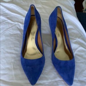 Coach royal blue pumps